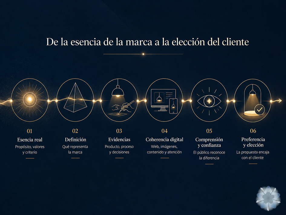 Recorrido desde la esencia real de una marca de iluminación decorativa hasta la preferencia y la elección del cliente